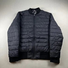 Superdry Fuji Jacket Mens 3XL Black Quilted Puffer Bomber Full Zip Outdoor Sport