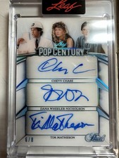2026 Leaf Pop Century Pearl FLETCH cast Chevy Chase Nicholson Matheson  auto /8