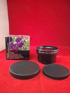 Stppo Optice 58mm Wide Lens w/ Macro Boxed + Caps Fits Nikon Canon Sony Etc 5