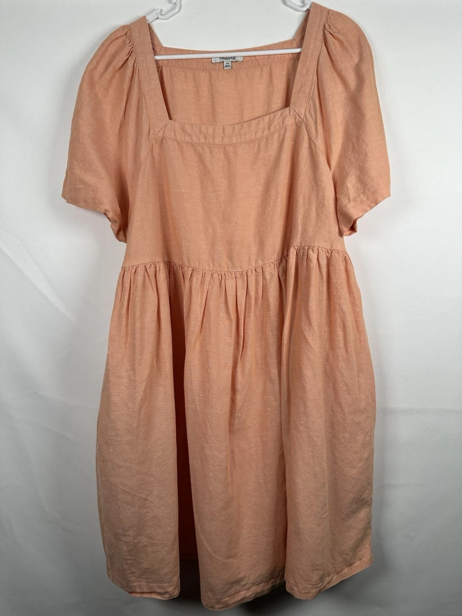 Linen Square Neck Dresses for Women for sale | eBay