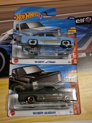 2 X Hot Wheels '' 83 Chevy Silverado  '' HW Hot Trucks - 2025  157/250