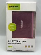 Maxone 320GB Ultra Slim Portable External Hard Drive USB 3.0 HDD (New Sealed)