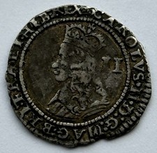Charles II Silver Hammered Half Groat Silver Coin