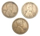 1925-S   LINCOLN CENTS - 3 coin lot - all S mint     Combined shipping available — photo 1