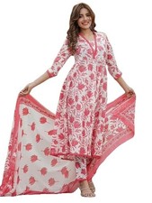 Women's Cotton Blend Kurta Set