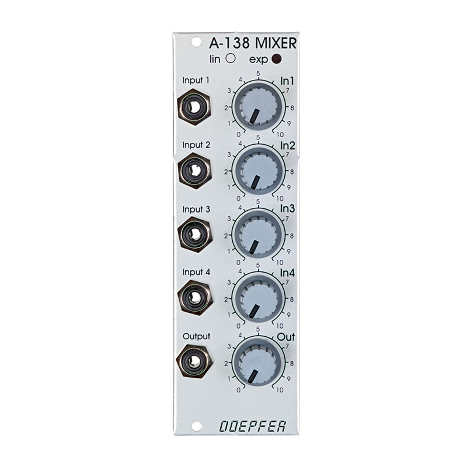 Модульный синтезатор с линейным микшированием Doepfer A-138a Mixer