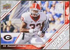 2009 Upper Deck Draft Edition #62 Dannell Ellerbe Football EX