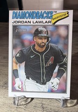 2026 Topps Heritage Baseball - Jordan Lawlar #172 Factory Cut Error Diamondbacks