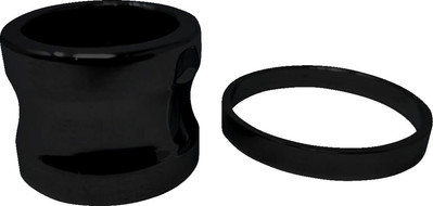 Covingtons Smooth Black Axle Spacers w/ABS (C0008-B)