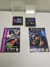 Sega Game Gear Batman Returns And Batman Forever Bundle Lot With Manuals