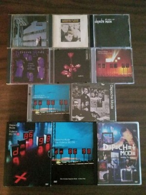 Depeche Mode CD/DVD Lot: 101 (2×CD), 86-98 (2×CD),86-98 (2×DVD), 81-85 CD
