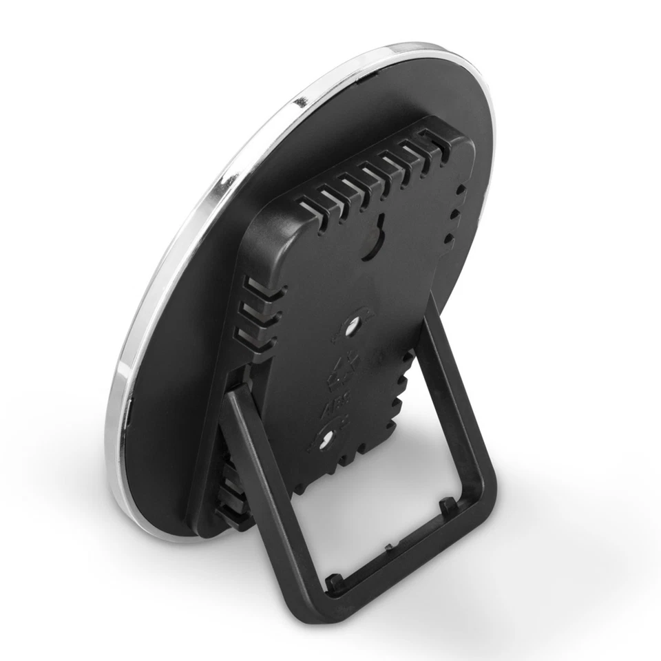 Hama Thermometer Hygrometer Analog Temperatur Raumklima Innen 12,5 cm Edelstahl - Bild 3 von 4