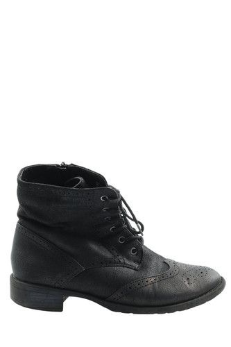 CHARMOSA Patucos con cordones Mujeres Talla EU 38 negro look casual - Imagen 1 de 5