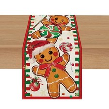 Chemin de Table de Noël, Nappe de Dîner de Noel 33 x 183cm, Décoration de Tab...