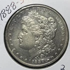 1888-S MORGAN SILVER DOLLAR,  XF DETAILS