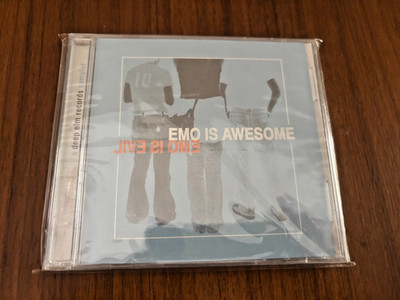 DEEP ELM RECORDS: EMO IS AWESOME, EMO IS EVIL CD BENTON FALLS BRANDTSON NEW