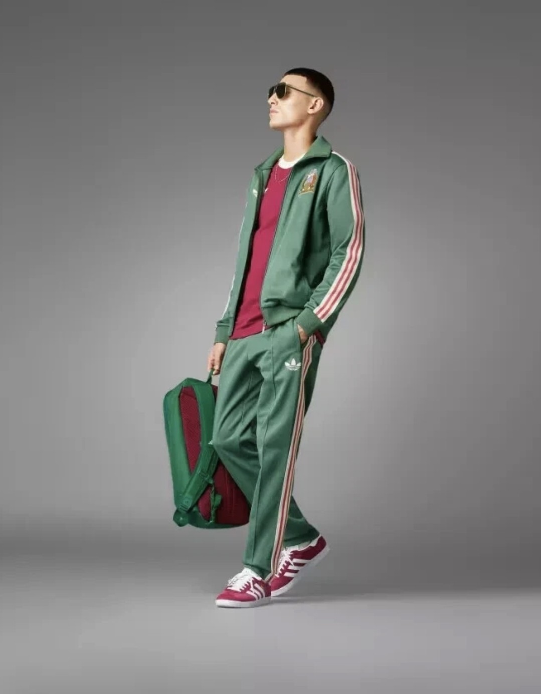 adidas Originals Mexico Beckenbauer Track Suit (Jacket & Pant) Size Men's Medium image 8