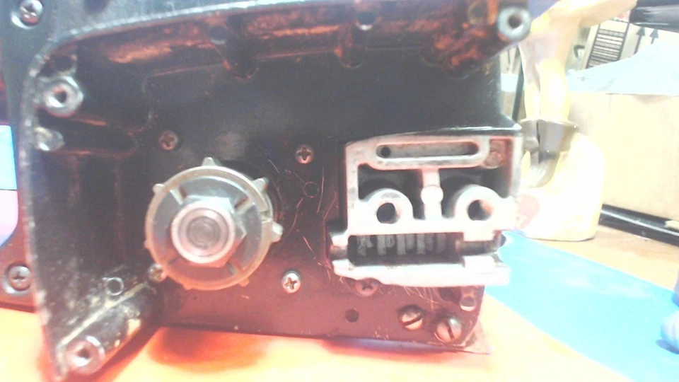 Vintage-SEARS-10" Electric -Chain saw -10" bar{-For parts}-Runs Good-OILER Not w - Image 3 of 4