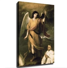 Prayer St. Saint Raphael The Archangel Prayer Holy Poster Decorative Painting