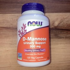 NOW D-Mannose Urinary support￼ 120 Capsules...