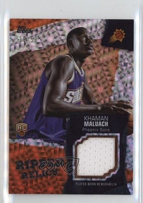 2025-26 Topps Retail Ripper Relics Flash Drop 36/50 Khaman Maluach #RR-KM 01xt