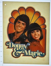 VINTAGE 1970s Heat Transfer | Donny & Marie Osmond Portrait - Factors '77