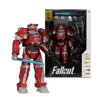 McFarlane Toys Elite Edition Fallout 76 Nuka Cola T-60 Gold Label 7in Action Fig