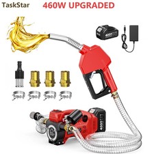 TaskStar Fuel Transfer Pump Battery Power 12GPM Cordless Electric Transfer Pump