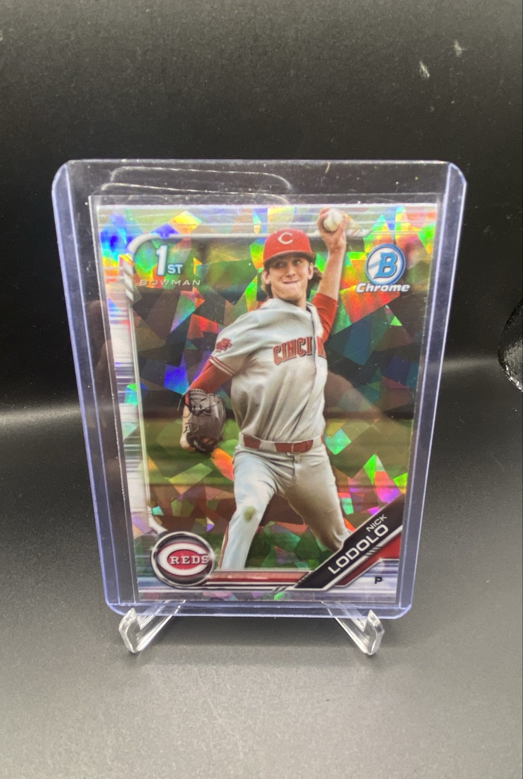2019 Bowman Chrome Draft Sapphire Edition - Nick Lodolo #BDC-189 (RC)