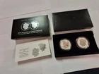 2023-S Reverse Proof Morgan and Peace Dollar 2pc Set .999 Silver. OGP & COA