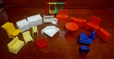 Vintage Superior Plastics Dollhouse Furniture