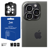 3Mk Lens Protection Pro Silber FüR Apple Iphone 15 Pro