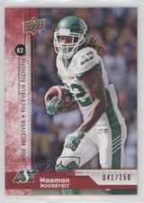 2018 Upper Deck CFL Red 41/150 Naaman Roosevelt #33 0b3