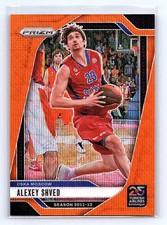 Alexey Shved 2024-25 Panini Prizm EuroLeague #28 Orange Wave Prizms #/60