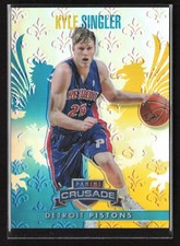 Kyle Singler 2013-14 Panini Crusade #256 Crusade Teal /249 Detroit Pistons