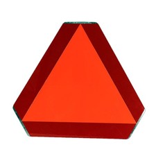 S.60489 Slow Moving Vehicle Decal Metal Fits Same