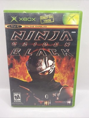 Ninja Gaiden Black (Microsoft Xbox, 2005) No Manual w/ reg card Tested