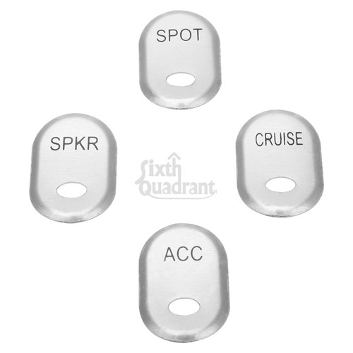 4pcs Hand Control Switch Button Rocker Caps Cover For Harley Touring Ultra Limit - Bild 15 von 16