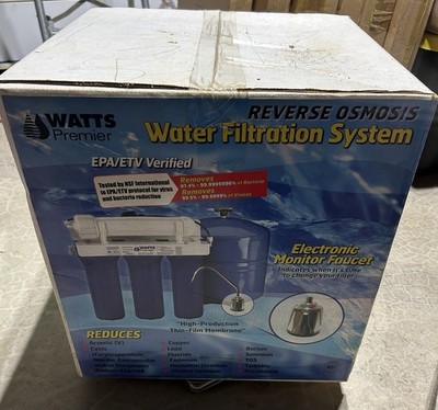 Watts Premier Reverse Osmosis Water Filtration System NIB