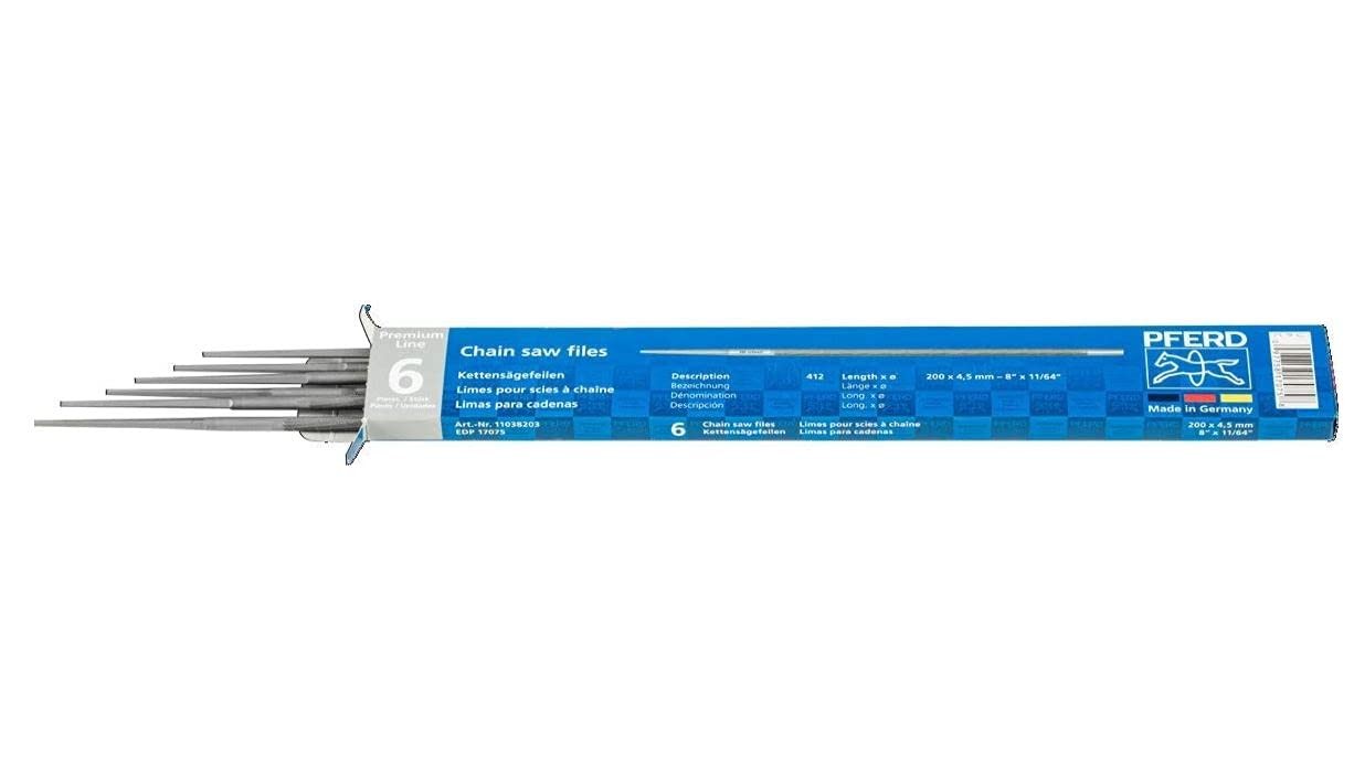 Limes pour tronçonneuse en acier haute résistance 200 mm x 5,16 mm de taille
