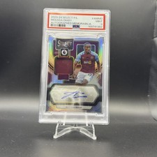 2023-24 Select Premier League Moussa Diaby Aston Villa 💎 AUTO/MEM 🔥 PSA 9 💎