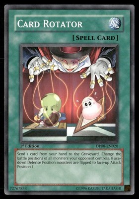 card rotator yugioh Rota-AE079 Dominus Impulse (UR) TCG Corner up Attack Position.) Card Rotator Duelist Pack 8: