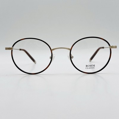 Röhm Classic Eyeglasses Women Round Brown Panto Mod. 1155 NEW