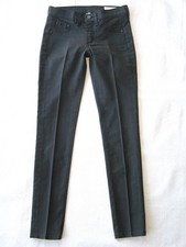 rag bone Skinny Legging Ankle Jeans Women Size 25 Black Stretch L27.25