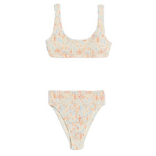 L*Space Size Small Bathing Suit Bitsy Smocked...