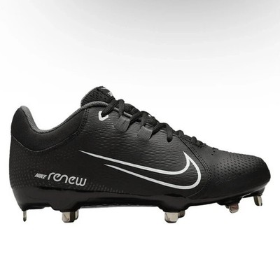Nike Hyperdiamond 4 Pro Women's Softball Metal Cleats Black Size 7W CZ5920-005-