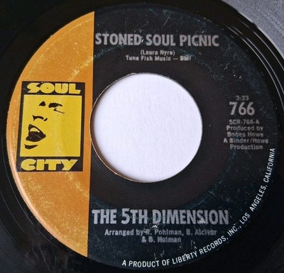 The 5th Dimension - Stoned Soul Picnic / The Sailboat Song 45 - 1968 Soul City 