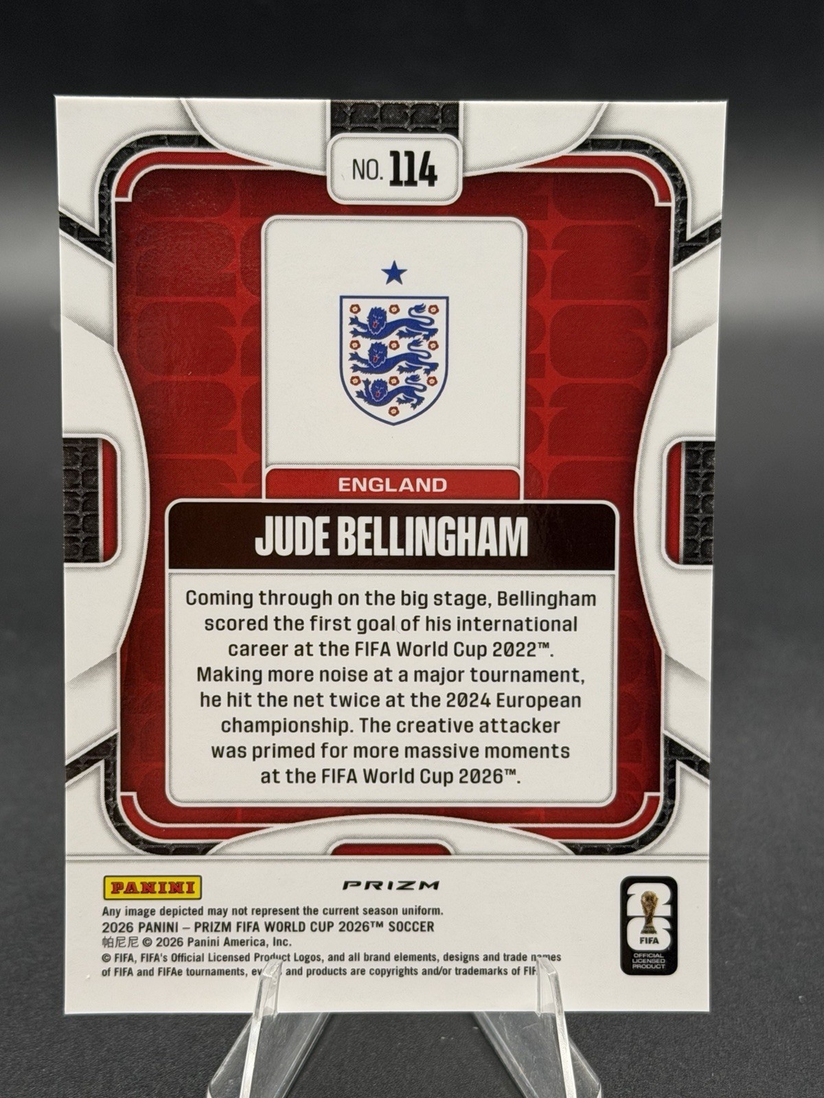 2026 Prizm FIFA World Cup JUDE BELLINGHAM SP RGB Mojo Prizm England Case Hit 🔥 view 2