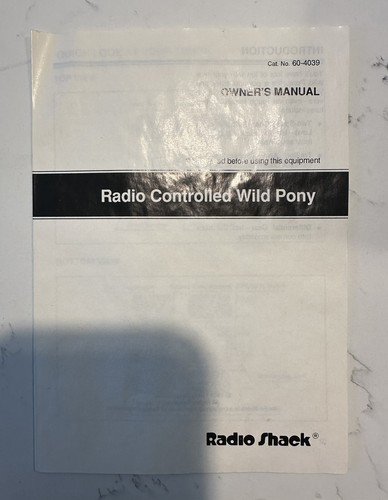 1989 Radio Shack Wild Pony Radio Controlled 4 Wheel Drive With Box - Picture 5 of 10