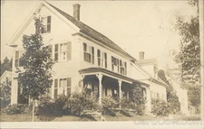 New Hampshire NH Large Residence Original Vintage Real Photo Postcard RPPC